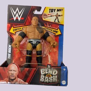WWE Bend N' Bash Action Figure "The Rock" -- ITEM #3568
